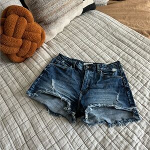 High Waisted Denim Shorts